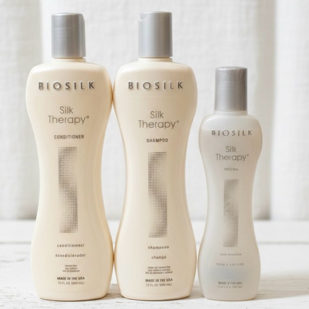 BioSilk Trio Shampoo, Conditioner & Original Silk Therapy Treatment Set